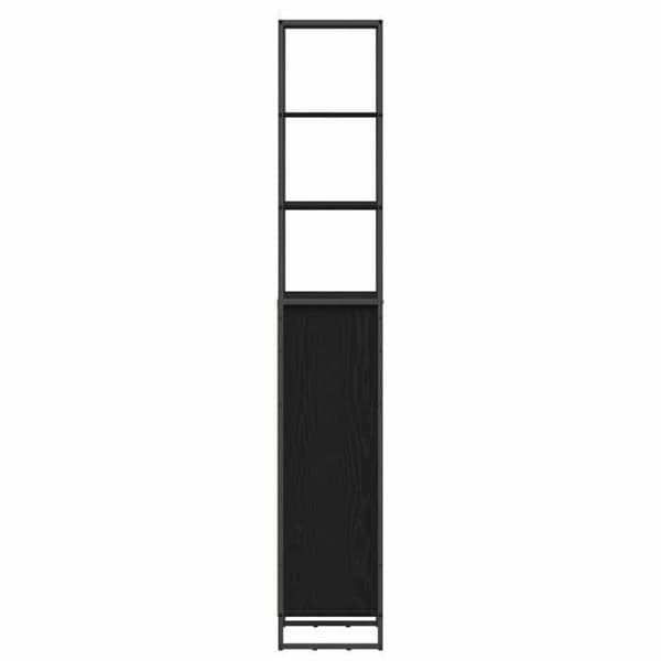 Maison Exclusive - Badeværelsesskab Sort eg 40 x 30 x 180 cm