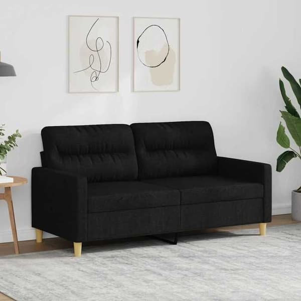 Maison Exclusive - 2-personers Sofa Sort 140 cm Stof