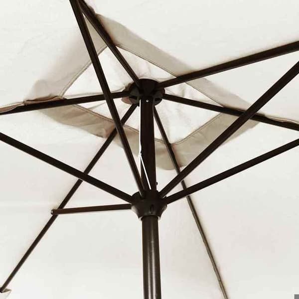 Maison Exclusive - Parasol 200 x 300 cm Hvid sand Rektangulær