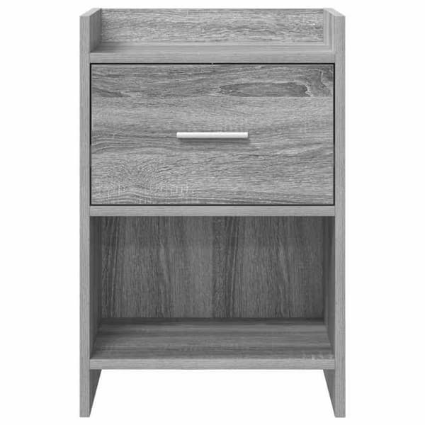Maison Exclusive - Yöpöydät 2 kpl Sonoma harmaa 40 x 30 x 60 cm