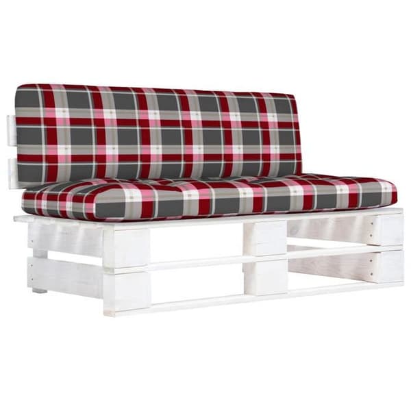 Maison Exclusive - Central sofa have til haven Hvid Imprægneret fyrretræ Vit