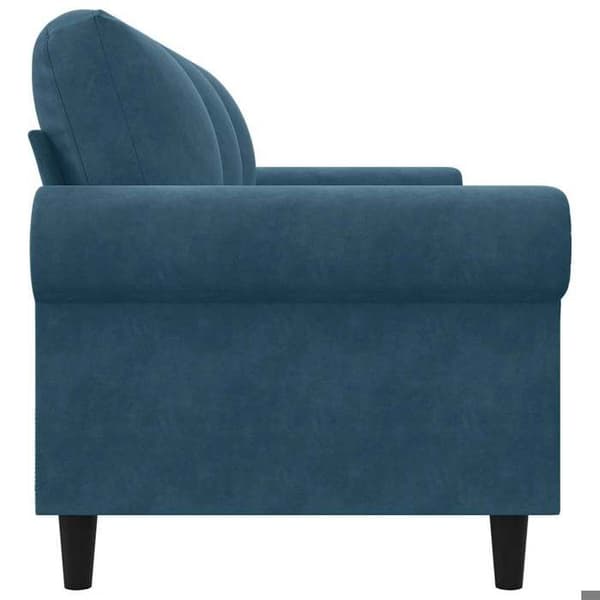 Maison Exclusive - Soffa 3-sits Blå 180 cm Sammet