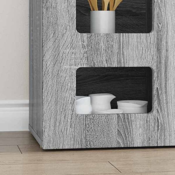 Maison Exclusive - Buffet ELST Grå Sonoma 100 x 35 x 59 cm Ingeniørtræ