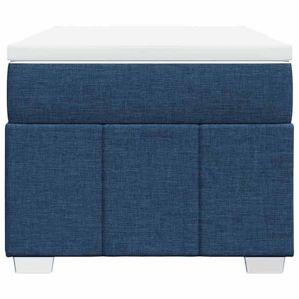 Maison Exclusive - sängbotten med madrass Blå 100x200 cm Tyg