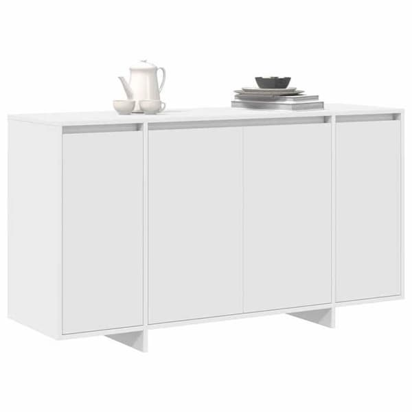 Maison Exclusive - Valkoinen buffet 135 x 41 x 75 cm Tekninen puu