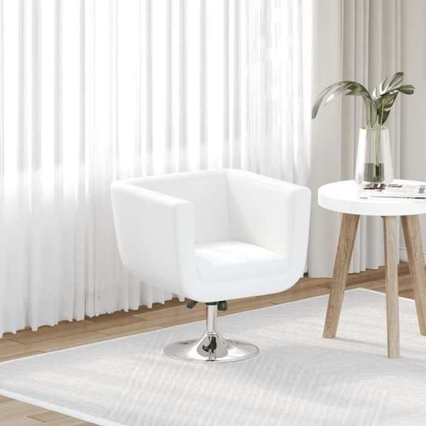 Maison Exclusive - Vit Barstol i Konstläder Vit