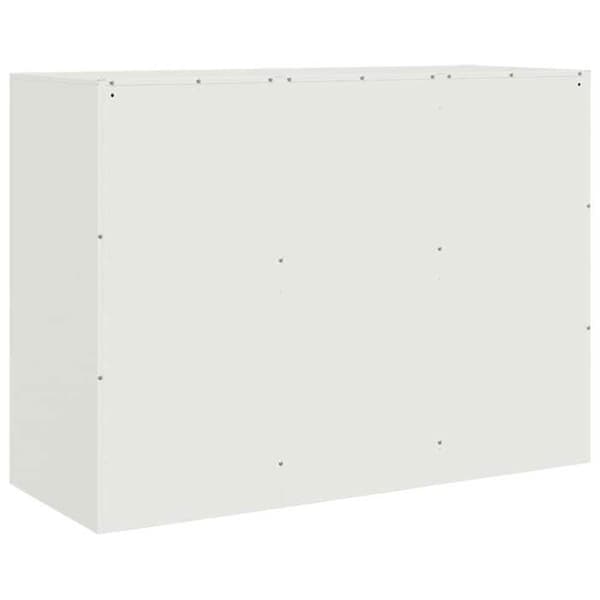 Maison Exclusive - Valkoinen buffet 99x39x73 cm teräs Vit