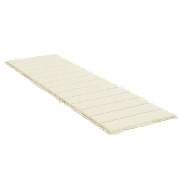 Maison Exclusive - Stolar med långsittande kuddar Oxford tyg (100% polyester) Kräm Grädde