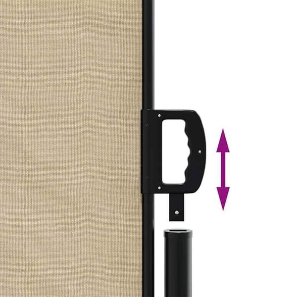 Maison Exclusive - Beige sidoventil 220x600 cm