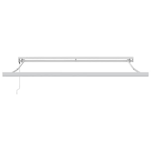 Maison Exclusive - Vit Markisram 350 x 250 cm Aluminium Matt vit