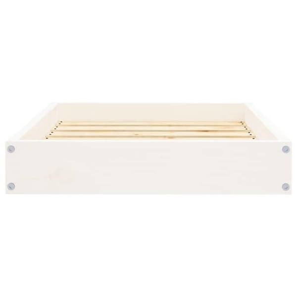 Maison Exclusive - Hundeseng Hvid 61,5x49x9 cm Solid fyrretræ
