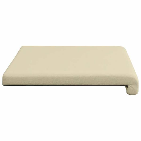 Maison Exclusive - Bänk Kudde Konstläder Kräm Djup 35 cm Grädde