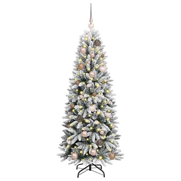 Maison Exclusive - Konstgjord Julgran Vit 150 cm Vit