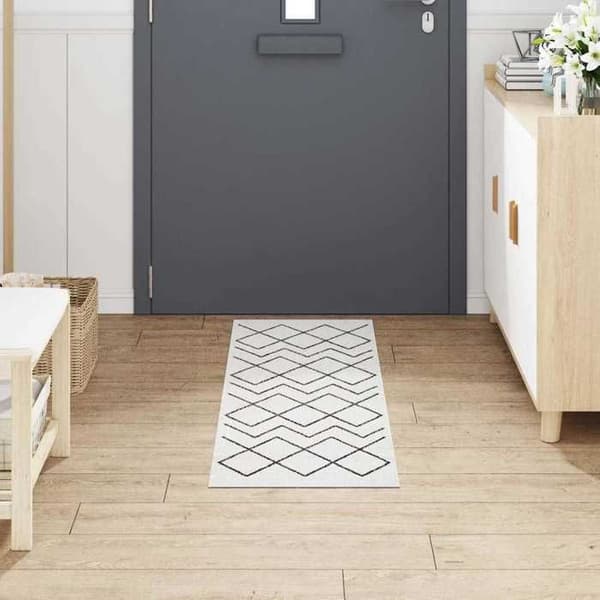 Köksmatta - EXKLUSIV HEM - 150 x 45 cm - Vit - Sammet - Halkfri