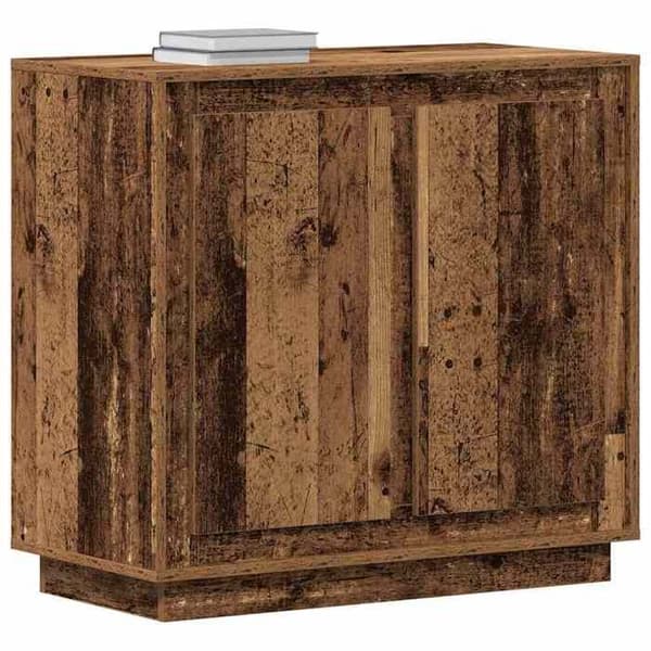 Buffet - EKSKLUSIVT HUS - 80 x 40 x 75 cm - Ingeniørtræ (paneler) - Svingdøre - Mat moderne stil