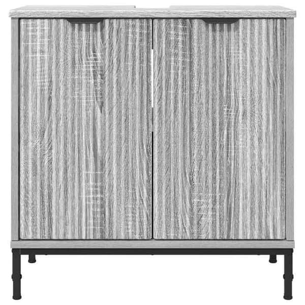Maison Exclusive - Grå Sonoma Badrum Handfat Möbel Gris Sonoma