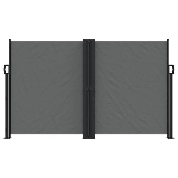 Maison Exclusive - Retractable sidokåpa antracit 140x1200 cm antracit
