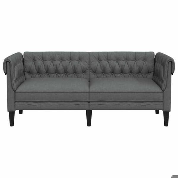 Maison Exclusive - Tummanharmaa sohva 182,5 x 74,5 x 74,5 cm Polyesteri