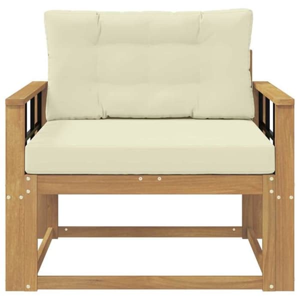 Maison Exclusive - Utomhussoffa i vit polyester