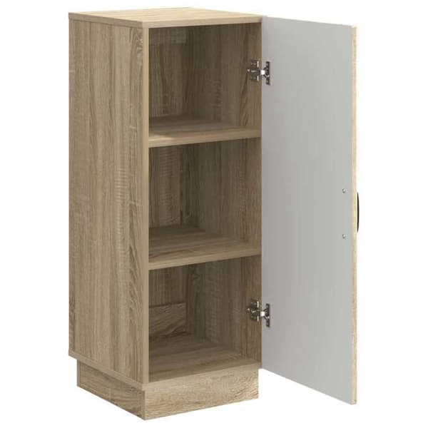 Maison Exclusive - Buffé Ek Sonoma 33 x 34,5 x 87 cm Ingenjörsträ