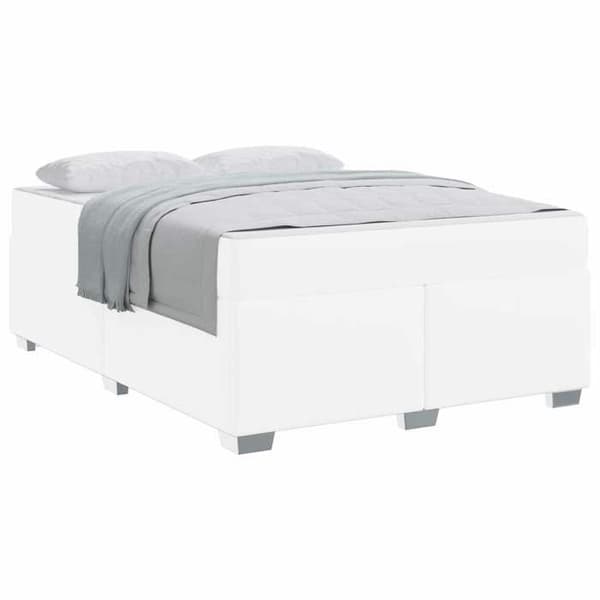 Maison Exclusive - Sängram Vit 160 x 200 cm PVC