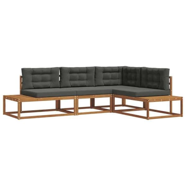 Maison Exclusive - Sæt af 4 pc udendørs sofaer til 4 personer