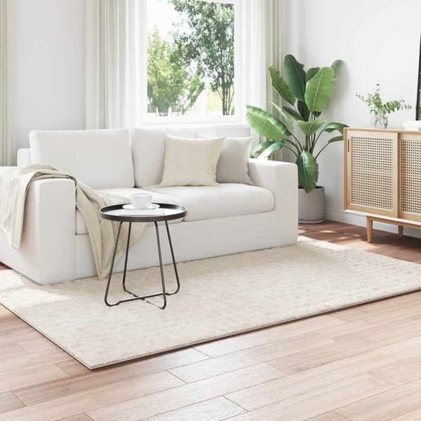 Maison Exclusive - SIROLO Crème pinta-matto 170 x 120 cm Polyester