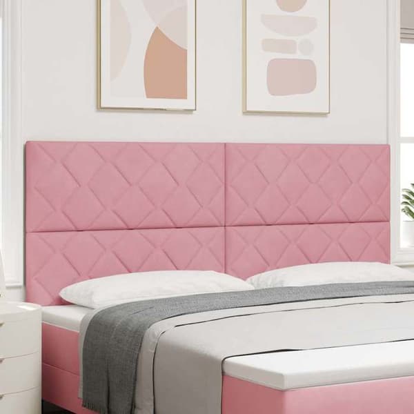 Maison Exclusive - LED Hovedgærde Rose 200 cm Velour