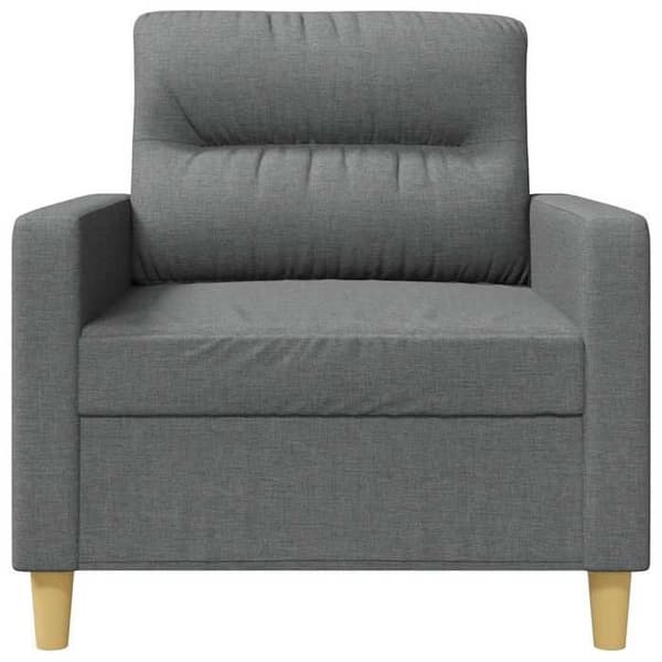 Maison Exclusive - Mörkgrå Fåtölj 60 cm Tyg Mörkgrå