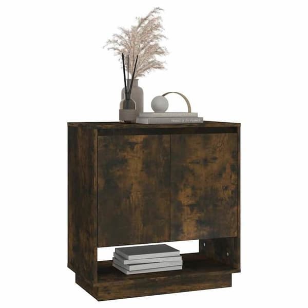 Maison Exclusive - Buffet Røget Eg 70x41x75 cm Ingeniørtræ