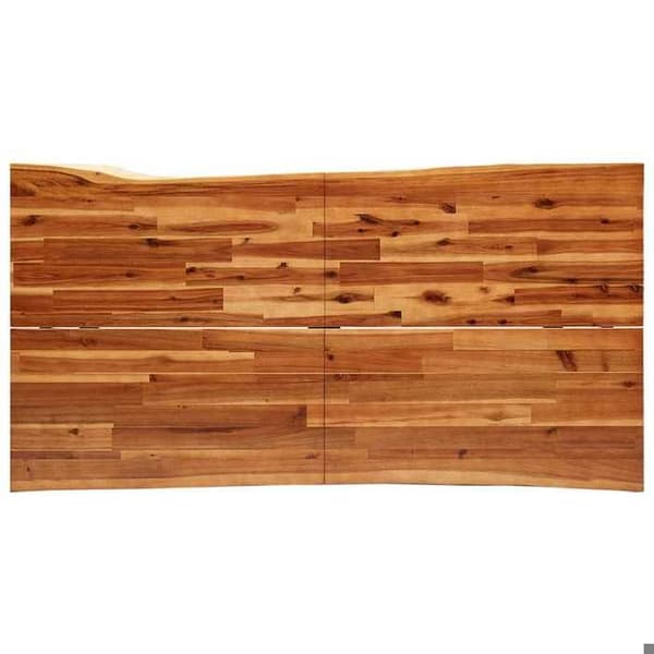 Maison Exclusive - Matbord 160x80x75 cm i solid akaciaträ med skarp kant
