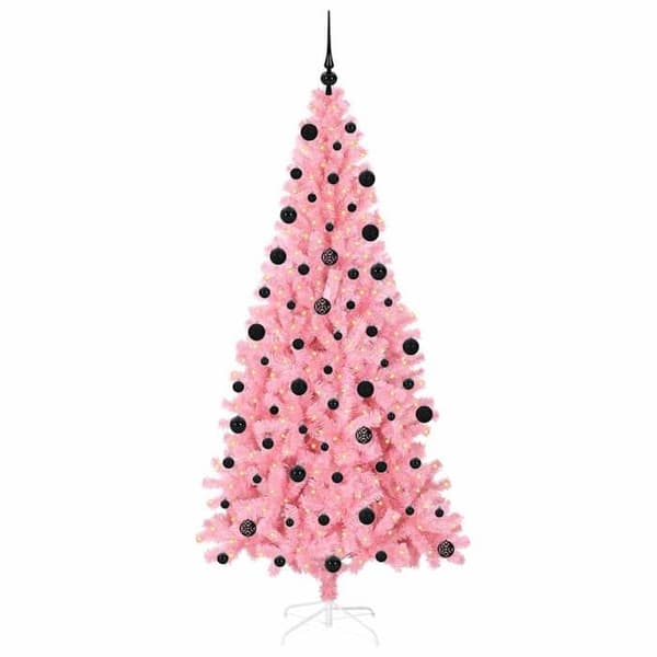 Maison Exclusive - Julgran Rosa 210 cm PVC