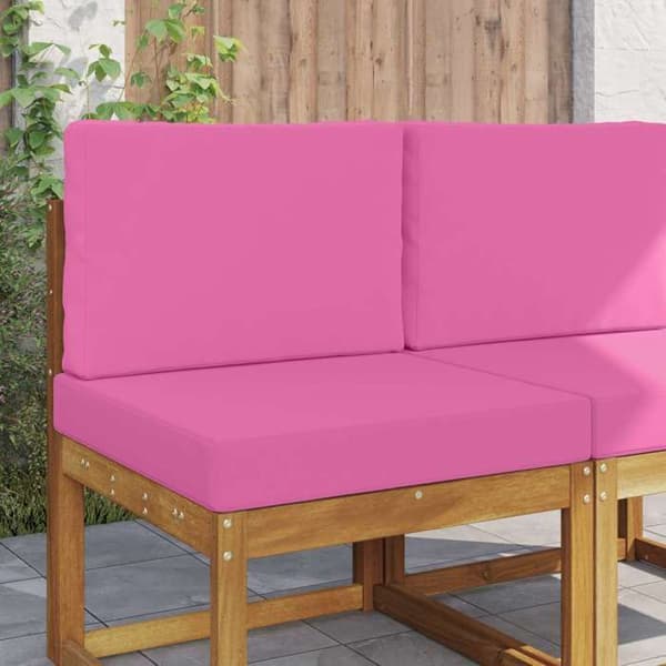 Utomhus soffkudde - EXKLUSIV HEM - 60 x 60 cm - Polyester - Rosa - Avtagbart blixtlåsfodral Ros