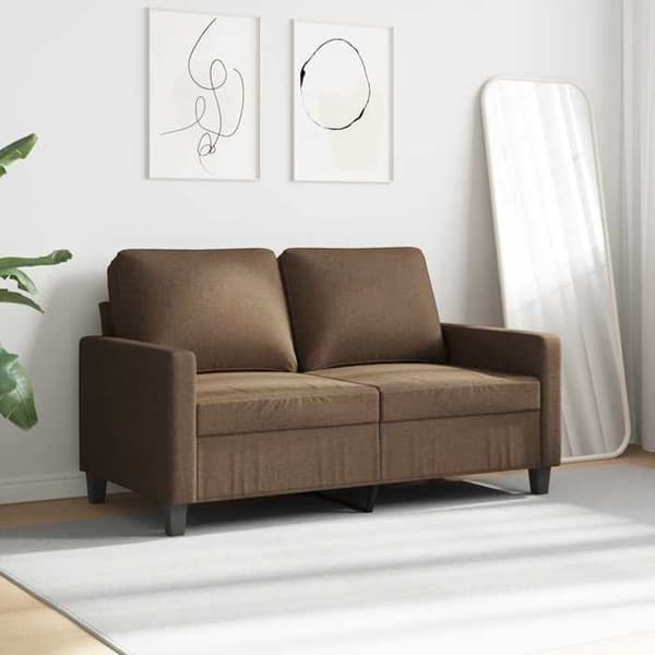 Maison Exclusive - 2-personers Sofa Brun 120 cm Stof