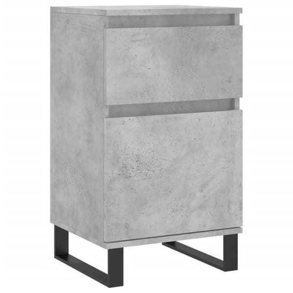 Maison Exclusive - Buffet grå beton 40x35x70 cm ingeniørtræ