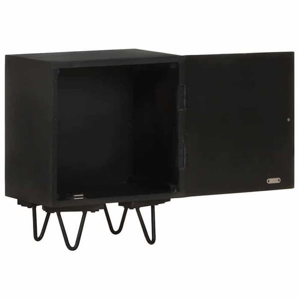Maison Exclusive - Nattested med front i messing 40x30x50cm Massiv mango