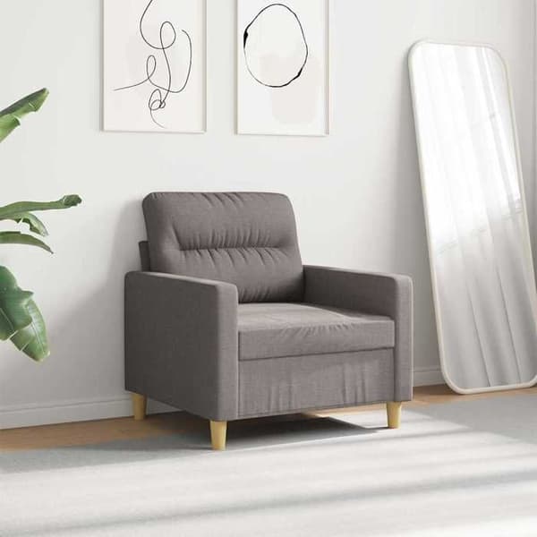 Maison Exclusive - Stol Taupe 60 cm Stof