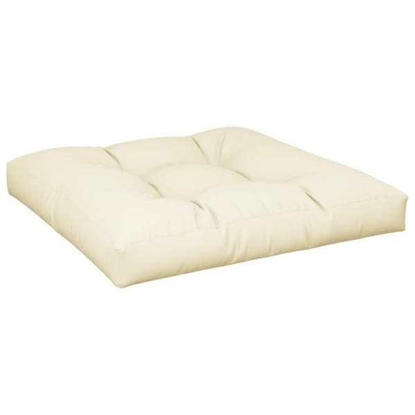 Maison Exclusive - Kermanvärinen patja 70x70x12 cm kangas