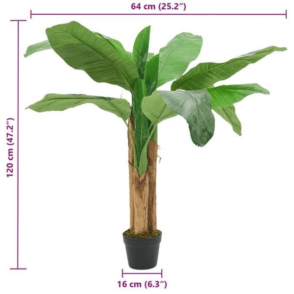 Maison Exclusive - Keinobanaani 9 lehteä 120 cm vihreä grön