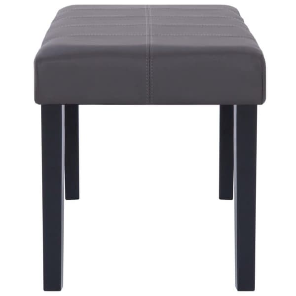 Maison Exclusive - 281309 Bænk 106 cm Grå Kunstlæder grå