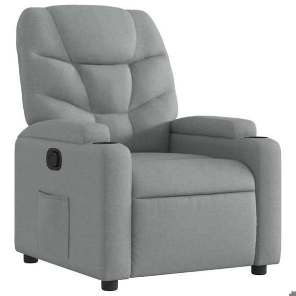 Maison Exclusive - Grå stof lænestol med recliner