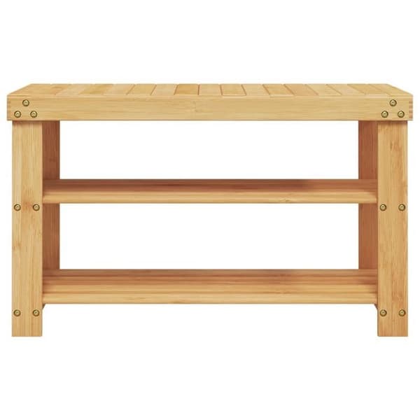 Maison Exclusive - Skohylde 3 niveauer 70x27,5x45 cm bambus