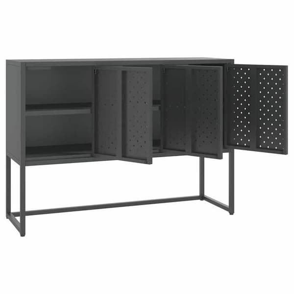 Maison Exclusive - Buffé Anthracite 105x35x75 cm Stål