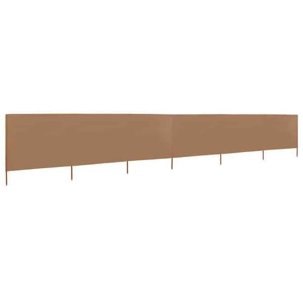 Maison Exclusive - Skärm 6 paneler Tyg 800 x 120 cm Taupe