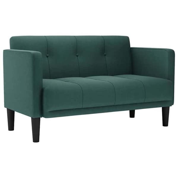 Maison Exclusive - Mörkgrön tvåsitssoffa 111 cm i tyg Mörkgrön