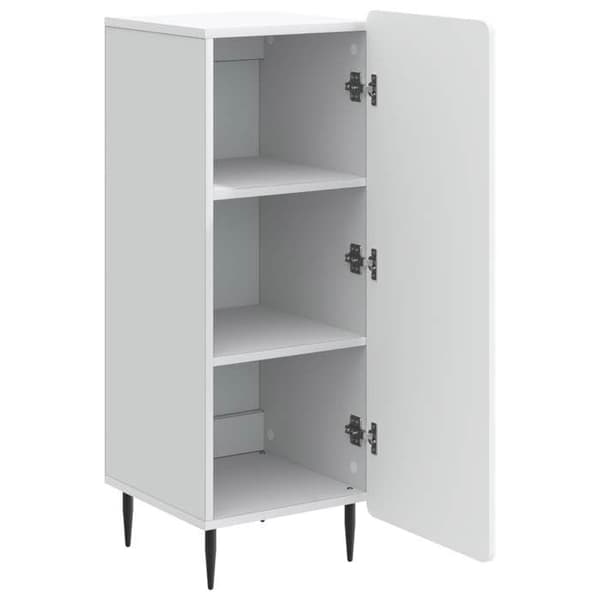 Maison Exclusive - Buffé Vit 34,5 x 33 x 92 cm Ingenjörsträ