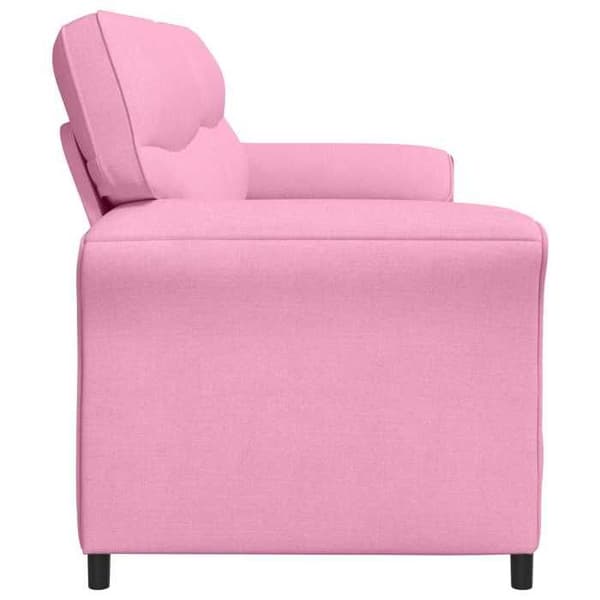 Maison Exclusive - Soffa 2 platser 2 plats Rosa 138 x 83 x 95 cm Tyg