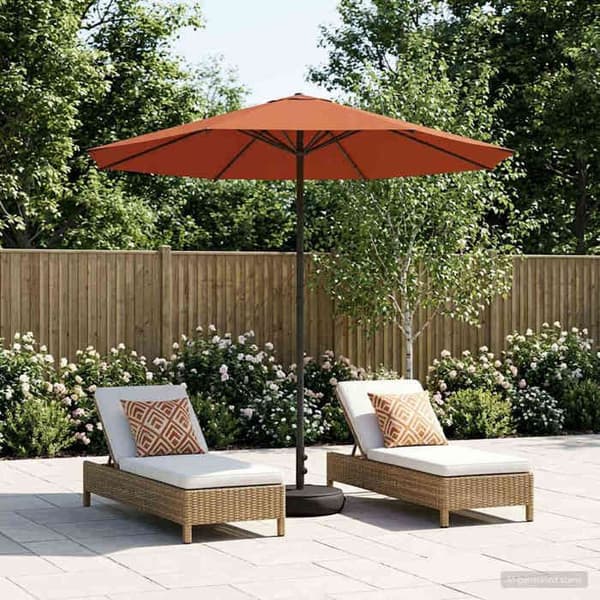 Maison Exclusive - Haveparasol med base 230 x 230 cm Polyester