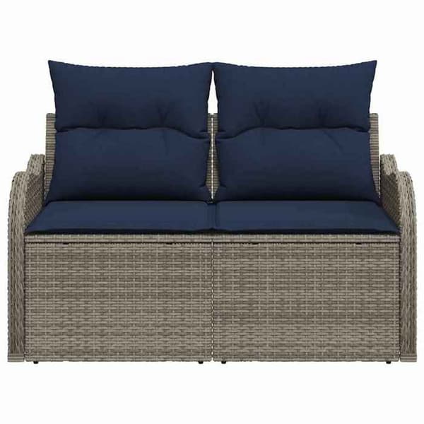 Maison Exclusive - Puutarhatuoli tyynyllä 121 x 62 x 69 cm polyrottinki