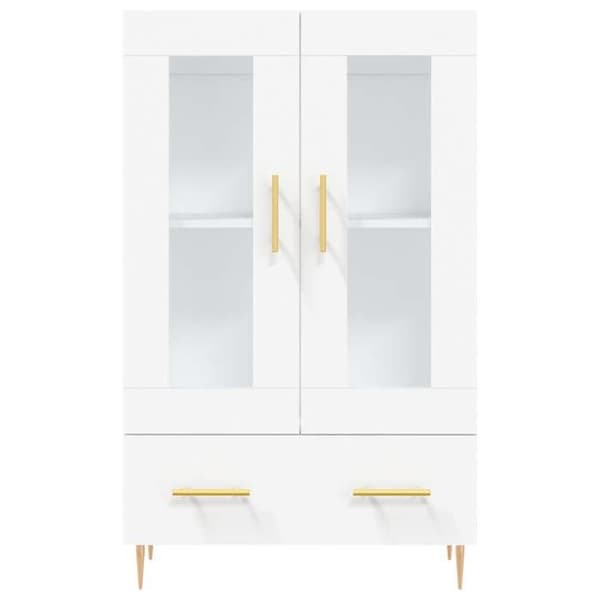 Maison Exclusive - Buffé hög vit 69,5x31x115 cm ingenjörsträ